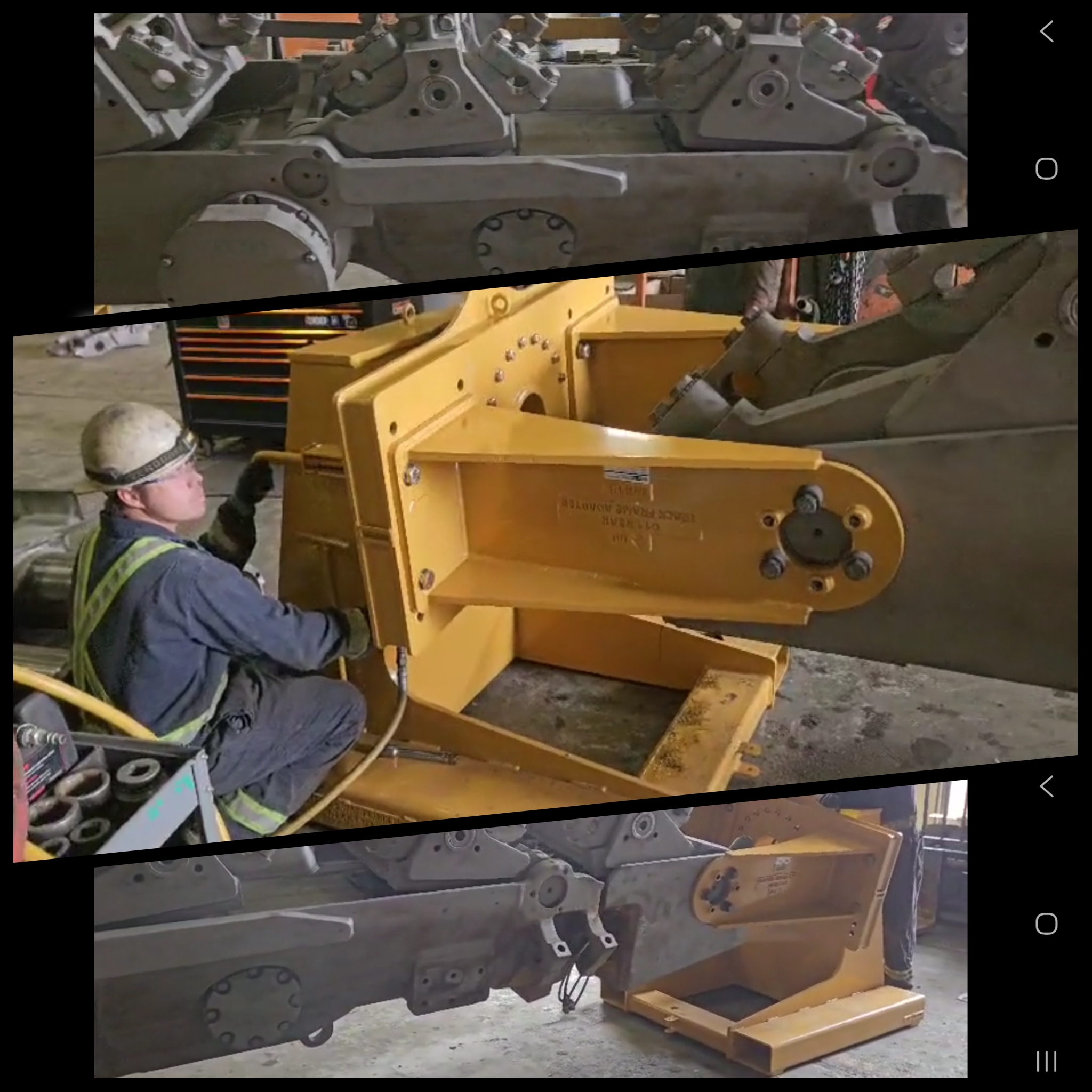 D8-D11 DOZER TRACK FRAME Rotisserie tool by RAPTOR MINING