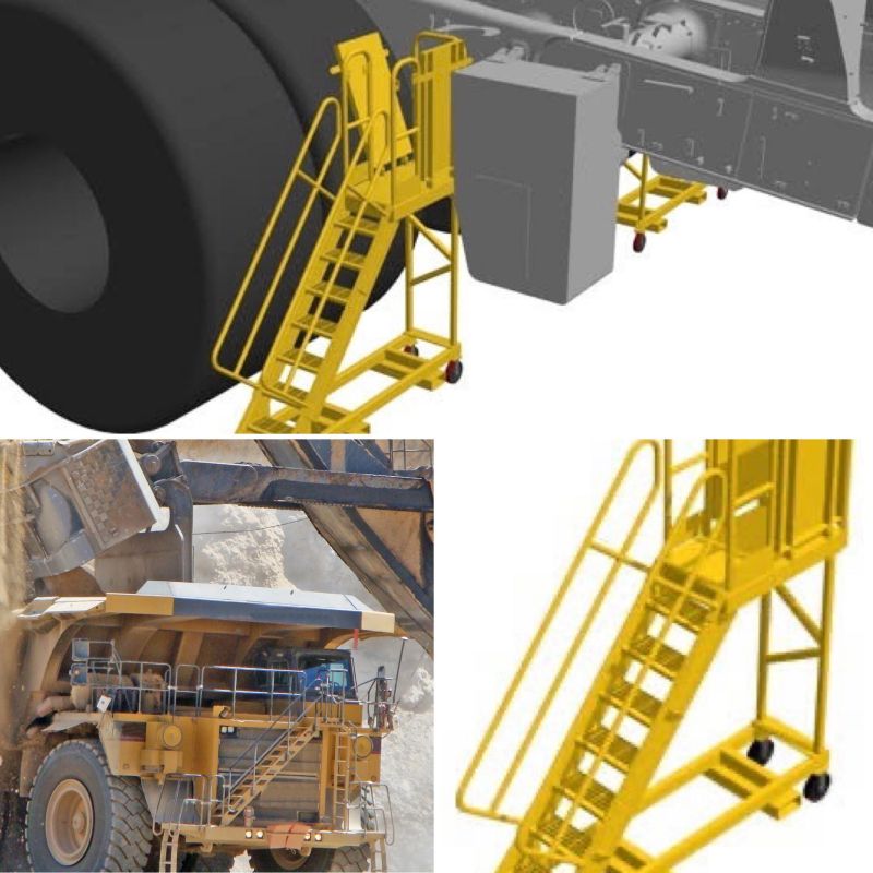 793 Off Highway Truck Hoist Cylinder Stand