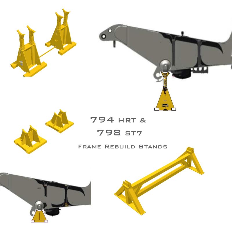 794 HRT & 798 ST7 Frame Rebuild Stands