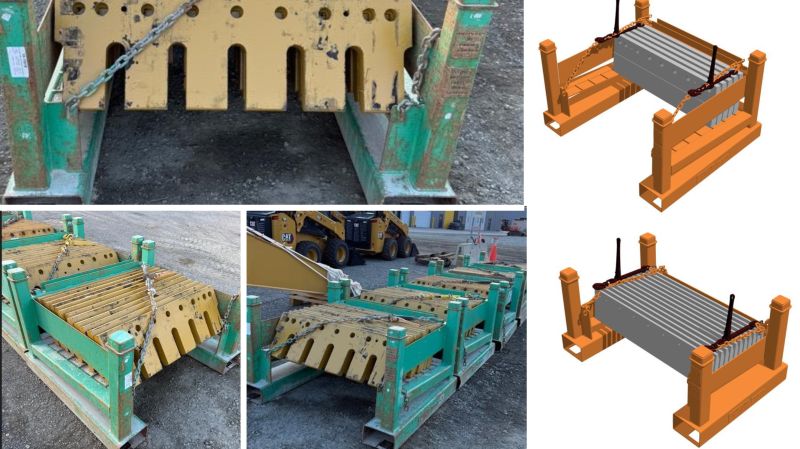 24 series Motor Grader Cutting Edge stands