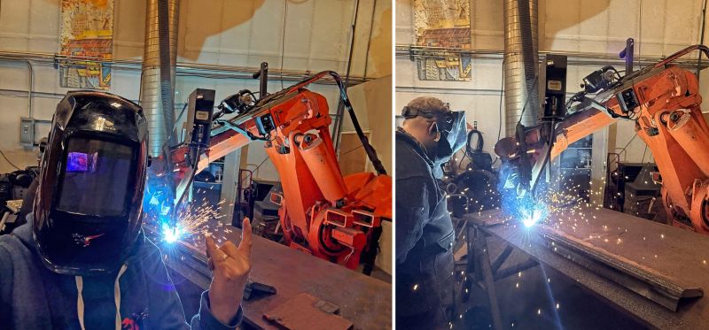 Robotic applied TUNGSTEN CARBIDE Overlay by RAPTOR Mining