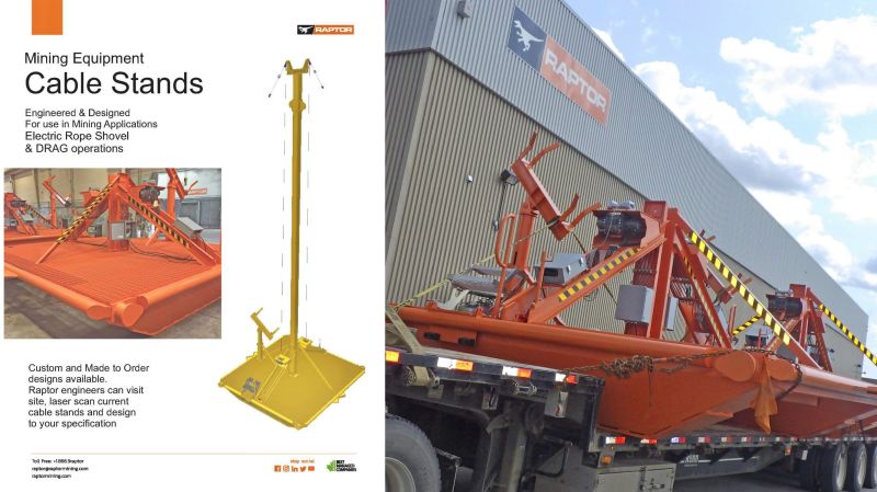 <p>Mining Equipment Cable Stands</p>